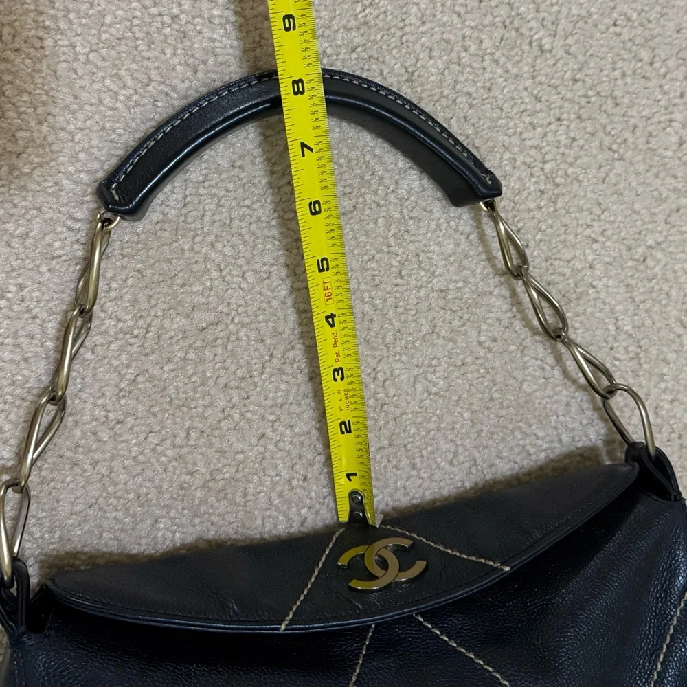 Gorgeous! Chanel Wild Stitch fold over top chain tote - Picture 13 of 14